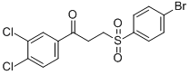 3-[(4-BROMOPHENYL)SULFONYL]-1-(3,4-DICHLOROPHENYL)-1-PROPANONE CAS#: 477334-45-5