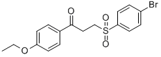3-[(4-BROMOPHENYL)SULFONYL]-1-(4-ETHOXYPHENYL)-1-PROPANONE CAS#: 477334-21-7