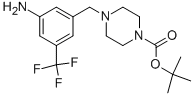 3-(4-Boc-piperazin-1-yl-methyl)-5-trifluoromethylaniline CAS#: 442846-59-5