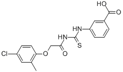 3-[[[[(4-CHLORO-2-METHYLPHENOXY)ACETYL]AMINO]THIOXOMETHYL]AMINO]-BENZOIC ACID CAS#: 462094-93-5