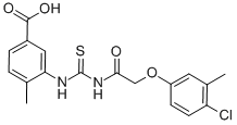 3-[[[[(4-CHLORO-3-METHYLPHENOXY)ACETYL]AMINO]THIOXOMETHYL]AMINO]-4-METHYL-BENZOIC ACID CAS#: 461397-53-5