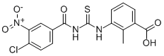 3-[[[(4-CHLORO-3-NITROBENZOYL)AMINO]THIOXOMETHYL]AMINO]-2-METHYL-BENZOIC ACID CAS#: 531547-19-0