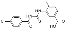 3-[[[(4-CHLOROBENZOYL)AMINO]THIOXOMETHYL]AMINO]-4-METHYL-BENZOIC ACID CAS#: 433698-94-3