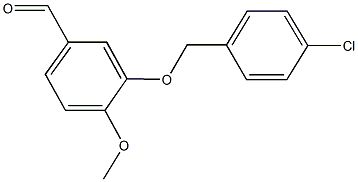 3-[(4-CHLOROBENZYL)OXY]-4-METHOXYBENZALDEHYDE CAS#: 423156-83-6