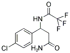 3-(4-CHLOROPHENYL)-3-[(2,2,2-TRIFLUOROACETYL)AMINO]PROPANAMIDE CAS#: 439110-82-4