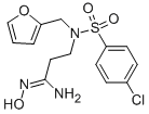 3-[[(4-CHLOROPHENYL)SULFONYL](2-FURYLMETHYL)AMINO]-N'-HYDROXYPROPANIMIDAMIDE CAS#: 499769-99-2