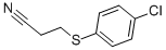3-[(4-CHLOROPHENYL)THIO]PROPANENITRILE CAS#: 5307-86-8