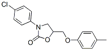 3-(4-Chlorophenyl)-5-[(4-methylphenoxy)methyl]-1,3-oxazolidin-2-one CAS#: 5256-02-0