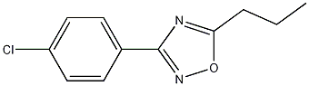 3-(4-Chlorophenyl)-5-propyl-1,2,4-oxadiazole CAS#: 570396-43-9