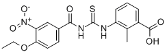 3-[[[(4-ETHOXY-3-NITROBENZOYL)AMINO]THIOXOMETHYL]AMINO]-2-METHYL-BENZOIC ACID CAS#: 434309-55-4