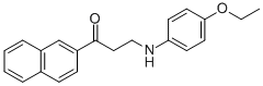 3-(4-ETHOXYANILINO)-1-(2-NAPHTHYL)-1-PROPANONE CAS#: 477320-02-8