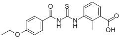 3-[[[(4-ETHOXYBENZOYL)AMINO]THIOXOMETHYL]AMINO]-2-METHYL-BENZOIC ACID CAS#: 531546-82-4
