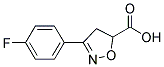 3-(4-FLUORO-PHENYL)-4,5-DIHYDRO-ISOXAZOLE-5-CARBOXYLIC ACID CAS#: 522615-28-7