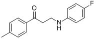 3-(4-FLUOROANILINO)-1-(4-METHYLPHENYL)-1-PROPANONE CAS#: 477320-49-3
