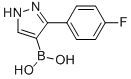 [3-(4-FLUOROPHENYL)-1H-PYRAZOL-4-YL]BORONIC ACID CAS#: 474711-98-3
