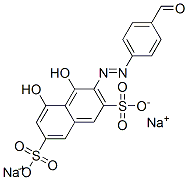 3-[(4-Formylphenyl)azo]-4,5-dihydroxy-2,7-naphthalenedisulfonic acid disodium salt CAS#: 5850-58-8