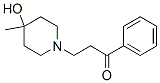 3-(4-Hydroxy-4-methylpiperidino)-1-phenyl-1-propanone CAS#: 55661-22-8