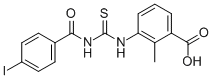 3-[[[(4-IODOBENZOYL)AMINO]THIOXOMETHYL]AMINO]-2-METHYL-BENZOIC ACID CAS#: 535963-99-6