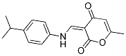 3-[(4-ISOPROPYLANILINO)METHYLENE]-6-METHYL-2H-PYRAN-2,4(3H)-DIONE CAS#: 477859-28-2