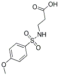 3-(4-METHOXY-BENZENESULFONYLAMINO)-PROPIONIC ACID CAS#: 59724-72-0