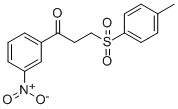 3-[(4-METHYLPHENYL)SULFONYL]-1-(3-NITROPHENYL)-1-PROPANONE CAS#: 477334-54-6