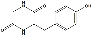 3-[(4-hydroxyphenyl)methyl]piperazine-2,5-dione CAS#: 5845-66-9
