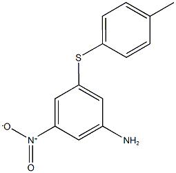 3-[(4-methylphenyl)thio]-5-nitroaniline CAS#: 438217-89-1