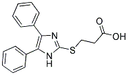 3-[(4,5-DIPHENYL-1H-IMIDAZOL-2-YL)THIO]PROPANOIC ACID CAS#: 50677-48-0