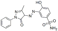 3-[(4,5-dihydro-3-methyl-5-oxo-1-phenyl-1H-pyrazol-4-yl)azo]-4-hydroxybenzenesulphonamide CAS#: 5264-47-1