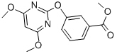 3-[(4,6-DIMETHOXYPYRIMIDIN-2-YL)OXY]BENZOIC ACID, METHYL ESTER CAS#: 494779-13-4