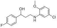 3-(5-CHLORO-2-METHOXYANILINO)-1-(4-FLUOROPHENYL)-1-PROPANOL CAS#: 477328-82-8