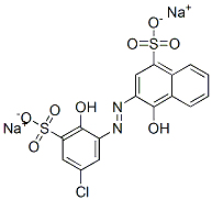 3-[(5-Chloro-2-hydroxy-3-sulfophenyl)azo]-4-hydroxy-1-naphthalenesulfonic acid disodium salt CAS#: 5858-45-7