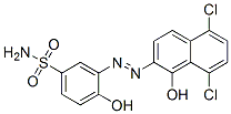 3-[(5,8-dichloro-1-hydroxy-2-naphthyl)azo]-4-hydroxybenzenesulphonamide CAS#: 56961-50-3