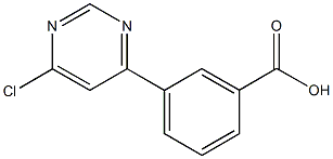 3-(6-Chloropyrimidin-4-yl)benzoic acid CAS#: 579476-50-9