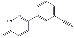 3-(6-Oxo-1,6-dihydro-3-pyridazinyl)benzonitrile, 97% CAS#: 52240-08-1
