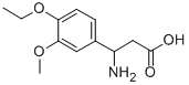 3-AMINO-3-(4-ETHOXY-3-METHOXYPHENYL)PROPANOIC ACID CAS#: 54503-18-3