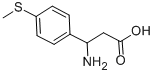 3-AMINO-3-(4-METHYLSULFANYL-PHENYL)-PROPIONIC ACID CAS#: 412925-13-4