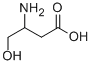 3-AMINO-4-HYDROXYBUTYRIC ACID CAS#: 589-44-6