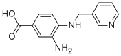 3-AMINO-4-[(PYRIDIN-3-YLMETHYL)-AMINO]-BENZOIC ACID CAS#: 436088-89-0