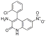 3-AMino-4-(2-chlorophenyl)-6-nitro-2(1H)-quinolinone CAS#: 55198-89-5