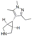 3-Azabicyclo[3.1.0]hexane,6-(3-ethyl-1,5-dimethyl-1H-pyrazol-4-yl)-,(1alpha,5alpha,6alpha)-(9CI) CAS#: 419572-25-1