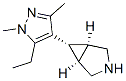 3-Azabicyclo[3.1.0]hexane,6-(5-ethyl-1,3-dimethyl-1H-pyrazol-4-yl)-,(1alpha,5alpha,6alpha)-(9CI) CAS#: 419572-26-2