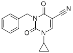 3-BENZYL-1-CYCLOPROPYL-2,4-DIOXO-1,2,3,4-TETRAHYDROPYRIMIDINE-5-CARBONITRILE CAS#: 519056-48-5