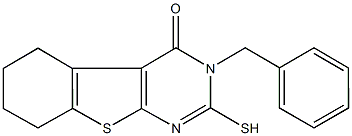 3-BENZYL-2-MERCAPTO-5,6,7,8-TETRAHYDRO-3H-BENZO[4,5]THIENO[2,3-D]PYRIMIDIN-4-ONE CAS#: 59898-68-9
