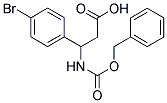 3-([(BENZYLOXY)CARBONYL]AMINO)-3-(4-BROMOPHENYL)PROPANOIC ACID CAS#: 477849-01-7