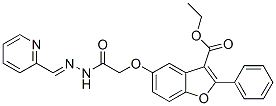 3-Benzofurancarboxylicacid,5-[2-oxo-2-[(2-pyridinylmethylene)hydrazino]ethoxy]-2-phenyl-,ethylester(9CI) CAS#: 578701-66-3