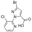 3-BroMo-1-(3-chloropyridin-2-yl)-1H-pyrazole-5-carboxylic acid CAS#: 500011-86-9