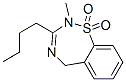3-Butyl-2,5-dihydro-2-methyl-1,2,4-benzothiadiazepine 1,1-dioxide CAS#: 46859-31-8