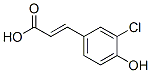 3-CHLORO-4-HYDROXYCINNAMIC ACID CAS#: 52507-43-4