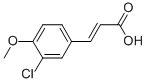 3-CHLORO-4-METHOXYCINNAMIC ACID 97 CAS#: 58236-76-3